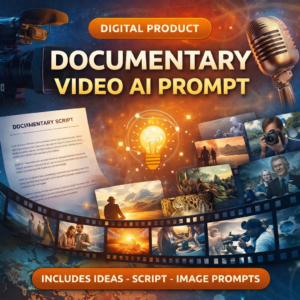 Documentary Video AI Prompt Pack (Ideas + Script + Image Prompts)